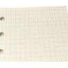 Recharge A7 pour agenda Filofax, 11 styles au choix, 6 trous/100 g/m², 12 x 8 cm, Harphia Grid Square