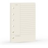 Recharge A7 pour agenda Filofax, 11 styles au choix, 6 trous/100 g/m², 12 x 8 cm, Harphia Cornell