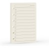 Recharge A7 pour agenda Filofax, 11 styles au choix, 6 trous/100 g/m², 12 x 8 cm, Harphia To Do List