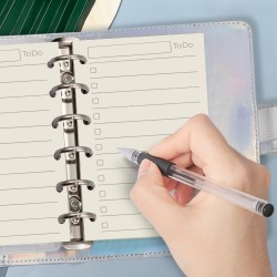 Recharge A7 pour agenda Filofax, 11 styles au choix, 6 trous/100 g/m², 12 x 8 cm, Harphia To Do List