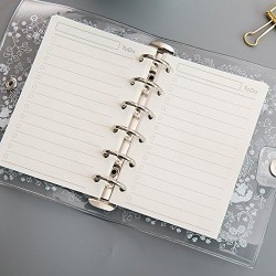 Recharge A7 pour agenda Filofax, 11 styles au choix, 6 trous/100 g/m², 12 x 8 cm, Harphia To Do List