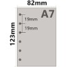 Recharge A7 pour agenda Filofax, 11 styles au choix, 6 trous/100 g/m², 12 x 8 cm, Harphia To Do List