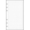 Exacompta - 18111E - Recharge Feuillets quadrillés 5x5 pour Organiseur Exatime 17 - 44 feuillets blancs