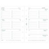 Blumie Shop Filo Recharge Civile 2026 Pocket Grille Horizontale Français 1 Semaine Sur 2 Pages Compatible Avec Filofax + 1 Index