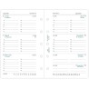 Blumie Shop Lot Filo Recharge Mini Civile 2026 Français 1 Semaine Sur 2 Pages Compatible Avec Filofax + Index Adhésif Blumie (Ci