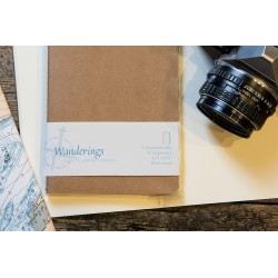 Inserts Pour Carnet De Voyage Wanderings - 8,25 X 4,25 Pouces (21 cm X 11 Cm) - Papier Vierge - Ensemble De 3 - Recharges De Jou