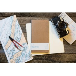 Inserts Pour Carnet De Voyage Wanderings - 8,25 X 4,25 Pouces (21 cm X 11 Cm) - Papier Vierge - Ensemble De 3 - Recharges De Jou