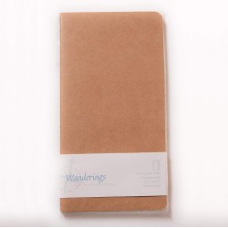 Inserts Pour Carnet De Voyage Wanderings - 8,25 X 4,25 Pouces (21 cm X 11 Cm) - Papier Vierge - Ensemble De 3 - Recharges De Jou