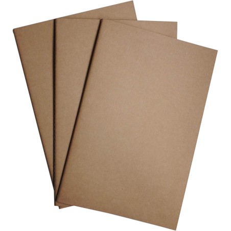 Wanderings Cahier Recharge A5 Vierges/Recharge De Journal A5 | 5,5" x 8,3" / 14cm x 21cm | 3 Carnets, 240 Pages Vierges | Rechar
