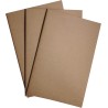 Wanderings Cahier Recharge A5 Vierges/Recharge De Journal A5 | 5,5" x 8,3" / 14cm x 21cm | 3 Carnets, 240 Pages Vierges | Rechar
