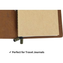 Wanderings Cahier Recharge A5 Vierges/Recharge De Journal A5 | 5,5" x 8,3" / 14cm x 21cm | 3 Carnets, 240 Pages Vierges | Rechar