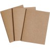Wanderings Inserts Vierges Pour Carnet De Voyage A6 - 10,5 X 15 cm - Lot De 3 Recharges Pour Journaux En Cuir, Mémos, Écriture, 