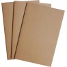 Wanderings Grande Recharge Blanche Pour Carnet De Voyage/Grande Recharge De Journal | 7" x 10,7" / 18cm x 27cm | 3 Carnets, 180 
