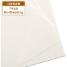 Recharge de papier vierge a6, 6 trous pour classeur personnel a6, 80 feuilles/160 pages vierges, 10,4 x 16,8 cm, beige (1)