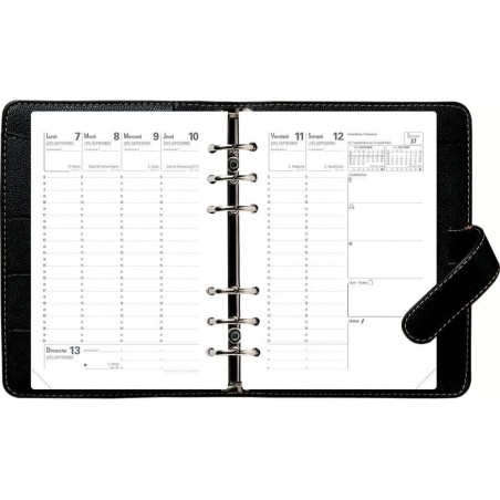 Quo Vadis - Recharge Organiseur - 2026 - Minitimer - Semainier Planning - Français - 12 mois de janvier à décembre - 9x12,5 cm -