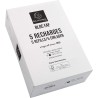 Exacompta - Réf. 12213E - Boîte de 5 recharges de bureau pour bloc FAF de 170 feuilles blanches microperforées détachables - Dim