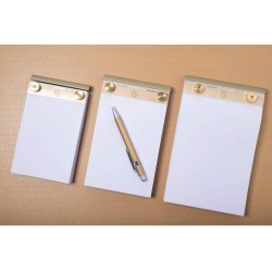 Exacompta - Réf. 12213E - Boîte de 5 recharges de bureau pour bloc FAF de 170 feuilles blanches microperforées détachables - Dim