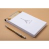 Exacompta - Réf. 12213E - Boîte de 5 recharges de bureau pour bloc FAF de 170 feuilles blanches microperforées détachables - Dim