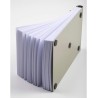 Exacompta Socle FAF N°3, format 18,5X11,5cm en tôle aluminium avec recharge papier uni