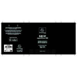 Exacompta - Réf. 12522E - 1 recharge de bureau pour bloc FAF de 170 feuilles blanches microperforées détachables - réglure dots 