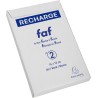 Exacompta - Réf. 12512E - 1 recharge de bureau pour bloc FAF de 170 feuilles blanches microperforées détachables - Dimensions 16