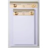 Exacompta - Réf. 12512E - 1 recharge de bureau pour bloc FAF de 170 feuilles blanches microperforées détachables - Dimensions 16