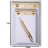 Exacompta - Réf. 12114E - 1 Bloc de bureau FAF rechargeable de 170 feuilles blanches microperforées détachables - Dimensions 22 