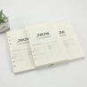 Recharge pour Agenda Journalier 2026,176 Feuilles A5 Refill Papier Ligne Agenda Journalier Daily Planner Refills Recharge Organi