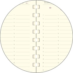 Exacompta - 137649E - Agenda semainier de poche Eurotime 13S spiralé Duo Kaa - 9 x 13 cm - Janvier à décembre 2026 - Coloris ter