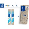PILOT - Lot de 2 Étuis de 3 Recharges FriXion - Recharges pour Stylos Éffaçables- Compatibles FriXion Ball et FriXion Ball Click