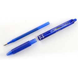 PILOT - Lot de 4 FriXion Ball Clicker 07 - Stylo Effaçable à Encre Thermosensible - Stylo Roller Rétractable et Rechargeable - 2