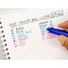 PILOT - Lot de 4 FriXion Ball Clicker 07 - Stylo Effaçable à Encre Thermosensible - Stylo Roller Rétractable et Rechargeable - 2