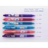 PILOT - Lot de 3 Frixion Ball Clicker + 1 Surligneur FriXion Light - Stylos Effaçables - Édition Limitée Sweet Paradise - Roller