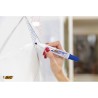 BIC Velleda 1701 ECOlutions Feutres pour Tableau Blanc Effaçables à Sec à Pointe Conique Grande - Bleu, Boîte de 12