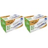 BIC Velleda 1701 ECOlutions Feutres pour Tableau Blanc Effaçables à Sec à Pointe Conique Moyenne - Vert, Boîte de 12 (Lot de 2)
