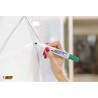 BIC Velleda 1701 ECOlutions Feutres pour Tableau Blanc Effaçables à Sec à Pointe Conique Moyenne - Vert, Boîte de 12 (Lot de 2)