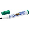 BIC Velleda 1701 ECOlutions Feutres pour Tableau Blanc Effaçables à Sec à Pointe Conique Moyenne - Vert, Boîte de 12 (Lot de 2)