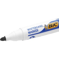 BIC Velleda 1701 ECOlutions Feutres pour Tableau Blanc Effaçables à Sec à Pointe Conique Moyenne - Vert, Boîte de 12 (Lot de 2)