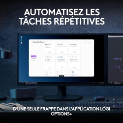 Logitech mx keys s plus clavier sans fil rechargeable, clavier silencieux, rétroéclairé, touches ergonomiques et programmables, 
