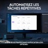 Logitech mx keys s plus clavier sans fil rechargeable, clavier silencieux, rétroéclairé, touches ergonomiques et programmables, 