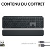 Logitech mx keys s plus clavier sans fil rechargeable, clavier silencieux, rétroéclairé, touches ergonomiques et programmables, 