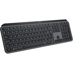 Logitech mx keys s clavier sans fil rechargeable usb c, clavier silencieux, plat, rétroéclairé, touches ergonomiques et programm