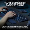 Logitech mx keys s clavier sans fil rechargeable usb c, clavier silencieux, plat, rétroéclairé, touches ergonomiques et programm