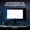 Logitech mx keys s clavier sans fil rechargeable usb c, clavier silencieux, plat, rétroéclairé, touches ergonomiques et programm