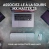 Logitech mx keys s clavier sans fil rechargeable usb c, clavier silencieux, rétroéclairé, touches ergonomiques et programmables,