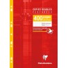 Clairefontaine 4791C Un Étui de Copies Doubles Perforées - A4 21x29,7 cm - 400 Pages Grands Carreaux - Papier Blanc 90 g - Étui 