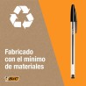 Bic Cristal Original Stylos à pointe moyenne (1,00 mm) avec bouchon et capuchon assorti - Couleurs assorties - Boîte de 8+2