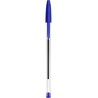 BIC Cristal Original Stylos-Bille Pointe Moyenne (1,0 mm) - Parfait pour l'Ecole et au Bureau - Noir, Boîte carton de 10 (Lot de
