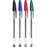 BIC Cristal Original Stylos-Bille Pointe Moyenne (1,0 mm) - Parfait pour l'Ecole et au Bureau - Noir, Boîte carton de 10 (Lot de