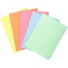 EXACOMPTA Paquet 250 sous-Chemises 22 x 31 cm Super 60 Assorties 5 couleurs